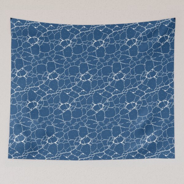 Item preview, Ocean Blue Marble Skin Pattern designed and sold by bubblyshades.