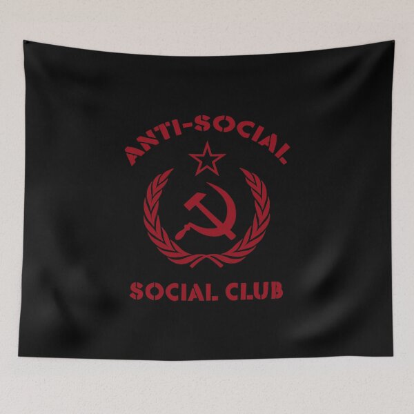 Item preview, Social Distancing Russian USSR Soviet Union Hammer and Sickle CCCP Communist designed and sold by DavidLeeDesigns.