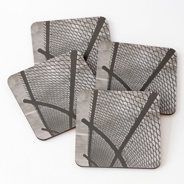 Item preview, curved chainlink fence against sky designed and sold by Stephen Orsillo.