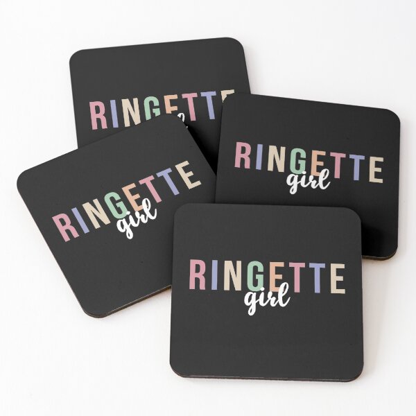 Item preview, Ringette Girl colorful retro text | For Ringette players | Gift for Ringette lovers designed and sold by Violet Treasures.