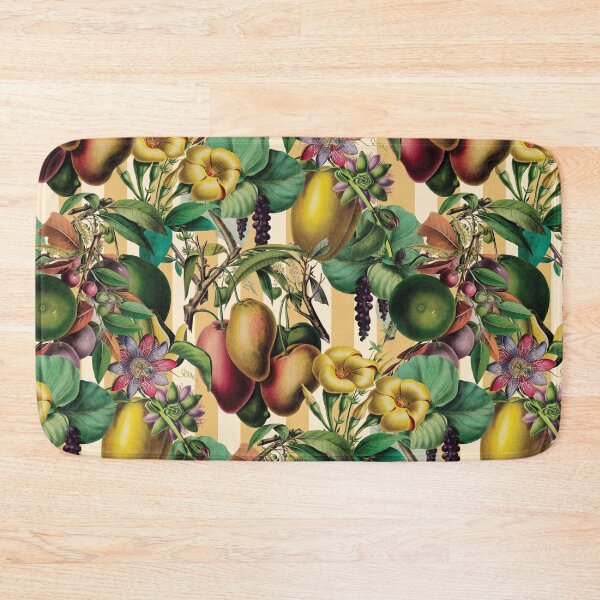 Item preview, Stone Fruit Vintage Garden Floral designed and sold by AntiqueImages.