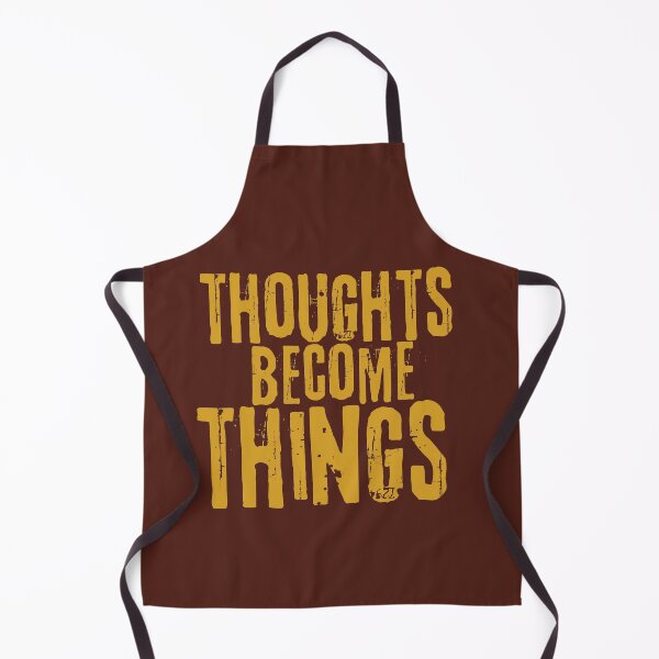 Item preview, thoughts become things | loa quote for positive thinking designed and sold by syeda noon.