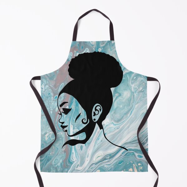 Item preview, Afro African Watercolor Blue designed and sold by LaceRenee.