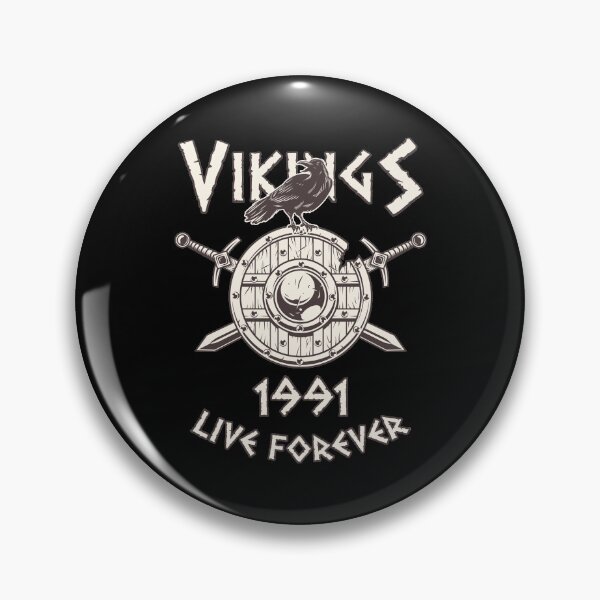 Item preview, Vikings Live Forever 1991 - Norse Birthday designed and sold by anziehend.