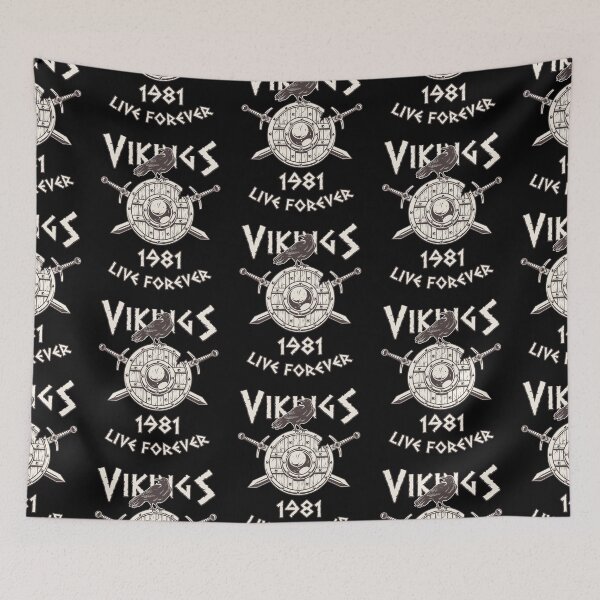 Item preview, Vikings Live Forever 1981 - Norse Birthday designed and sold by anziehend.