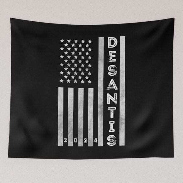 Item preview, DeSantis 2024 Make America Florida Election Distressed Flag designed and sold by sweetheartistic.