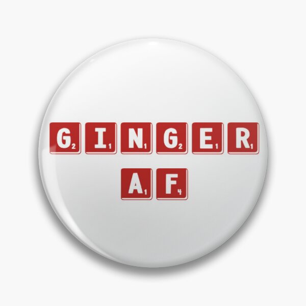 Item preview, Ginger AF - Funny Redhead Ginger Humor Shirt designed and sold by ShirtTrendz.