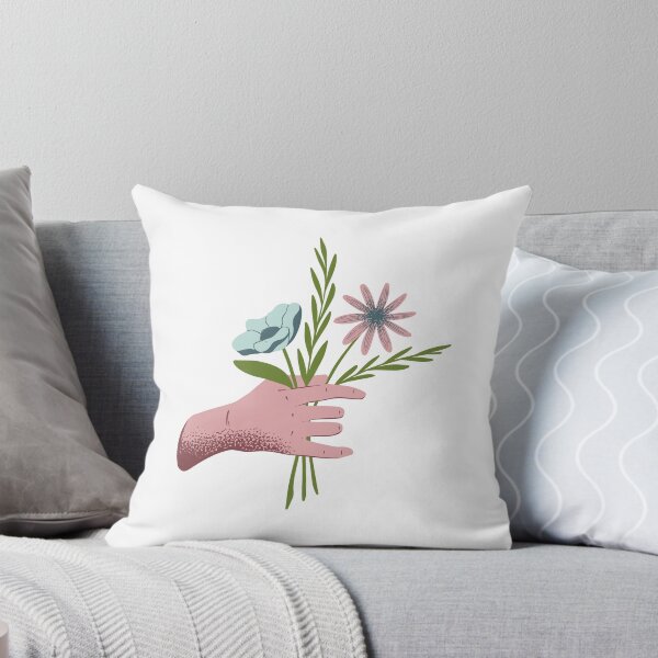 Item preview, Holding Pink and Blue Flowers designed and sold by MIDDLX.