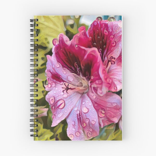 Item preview, Geraniums after rain designed and sold by earlibirdi-art.