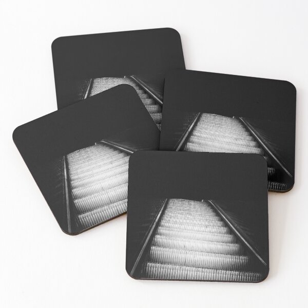 Item preview, Dark Foreboding Escalator in Train Station designed and sold by Stephen Orsillo.