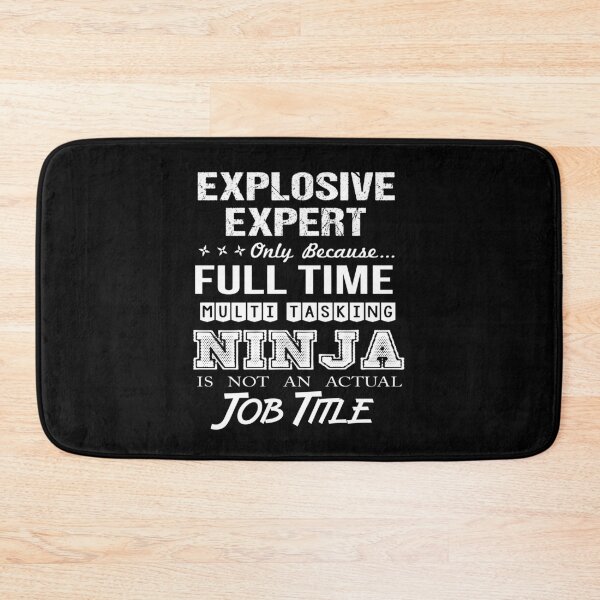 Item preview, Explosive Expert T Shirt - Multitasking Ninja Job Gift Item Tee designed and sold by lawkeira11.