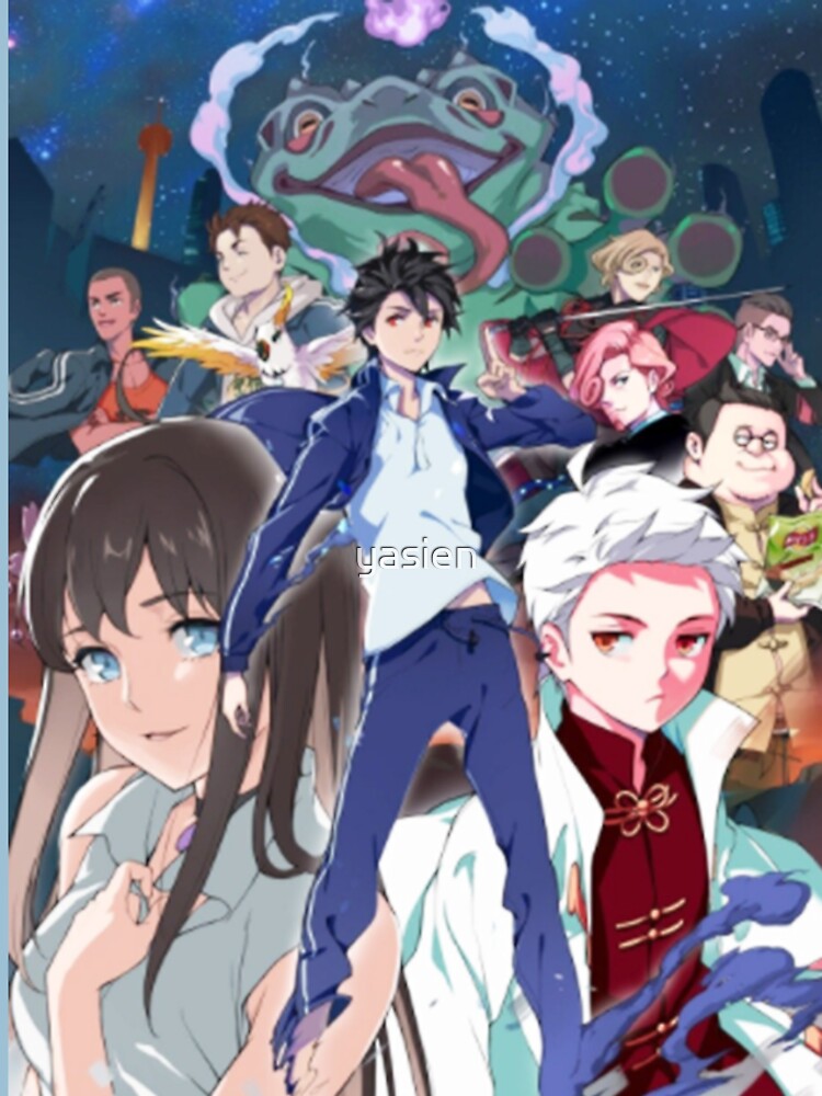 La Vie Quotidienne Du Roi Immortel Anime T-shirt « dessin animé la vie quotidienne du roi immortel », par yasien