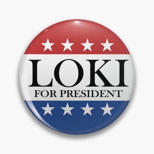 Loki For President Button/Badge Perler Bead Pattern, Bead Sprites