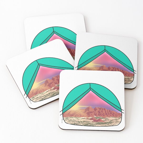 Item preview, Vista de la tienda de las montañas de sandia designed and sold by Thatgaybrand.