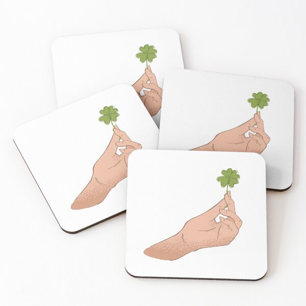 Item preview, Hand Holding Four Leaf Clover designed and sold by MIDDLX.