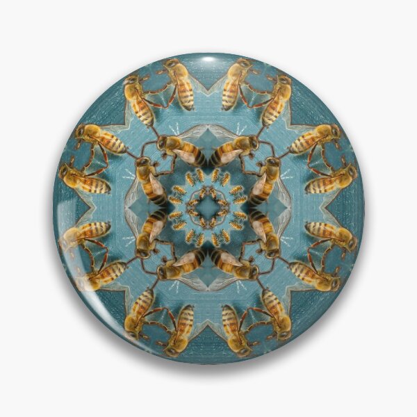 Item preview, Abejas en Hive Mandala designed and sold by Shannon McCarthy.