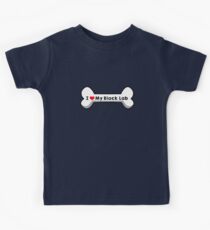 I love My Black Lab Kids Tee