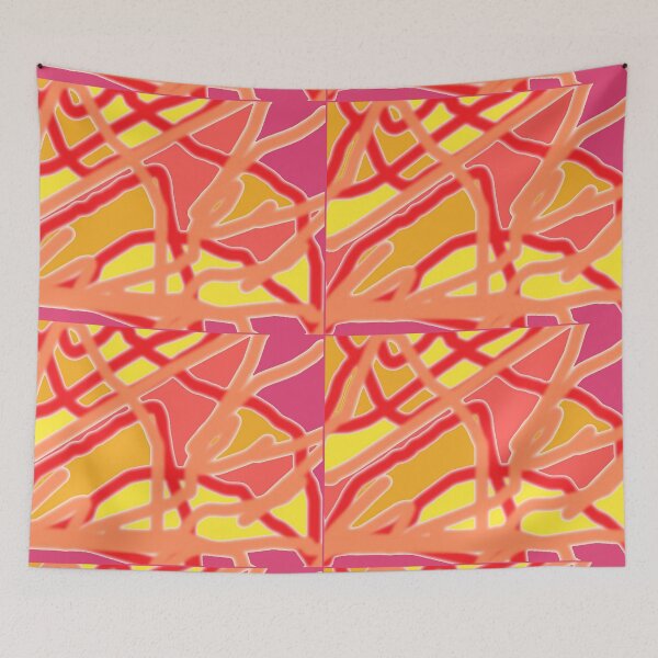 Item preview, Chaos into Form Design 2 - Red / Pink designed and sold by Julia Woodman.