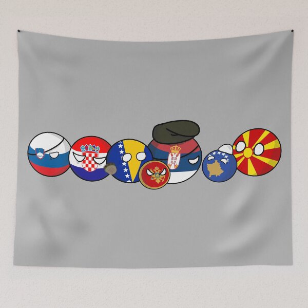 Item preview, Polandball - Yugoslavia family portrait designed and sold by DigitalCleo.