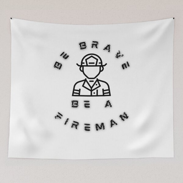 Item preview, Be Brave, Be a Fireman T-Shirt Firemans lovers Men gift Dad gift designed and sold by InnovantDesigns.