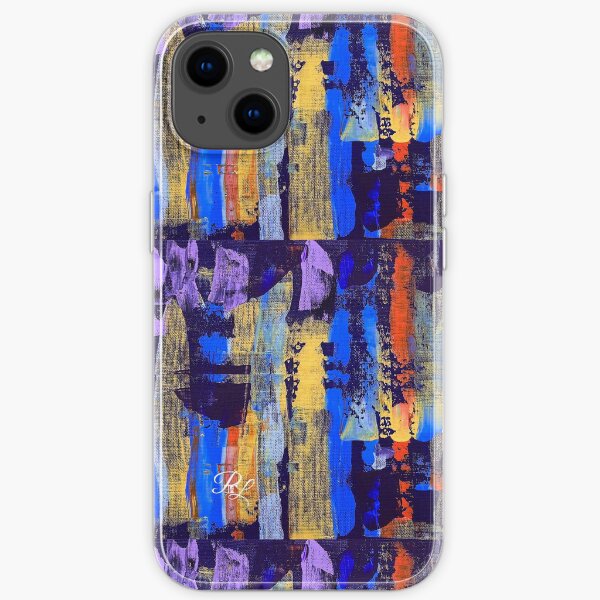 Purple Abstract iPhone Soft Case