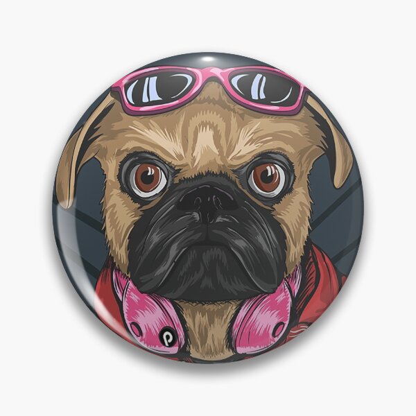 Item preview, Pug Dog In Hero Hype Style-funny designed and sold by sriniboss758.