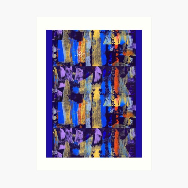 Purple Abstract Art Print