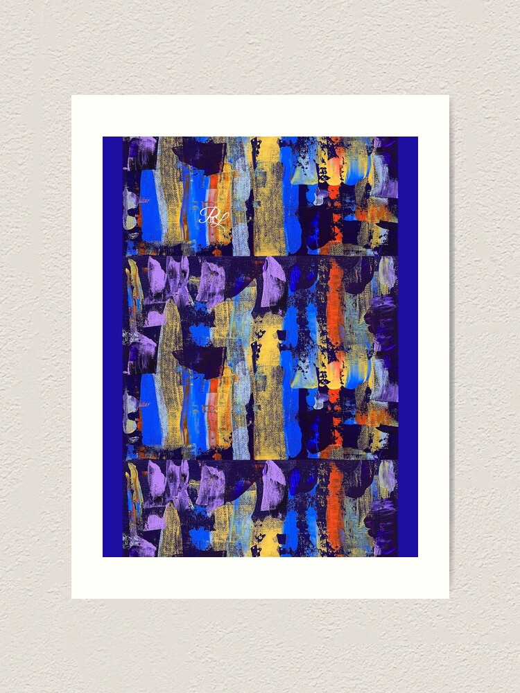 Alternate view of Purple Abstract Art Print