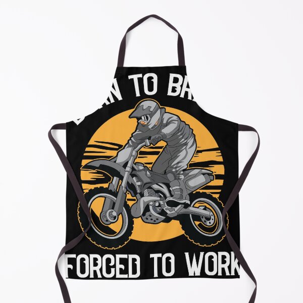 Item preview, Born to Braap Forced to Work Motocross Offroad Dirt Biking designed and sold by Rzelemenz.