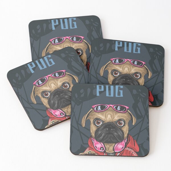 Item preview, Pug Dog In Hero Hype Style-funny designed and sold by sriniboss758.