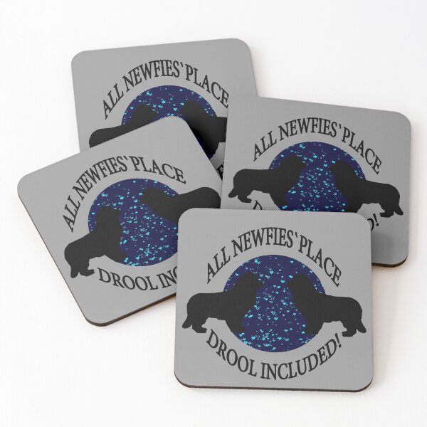 Item preview, Newfoundland Dog Blue Drool Funny designed and sold by Moonyflower.