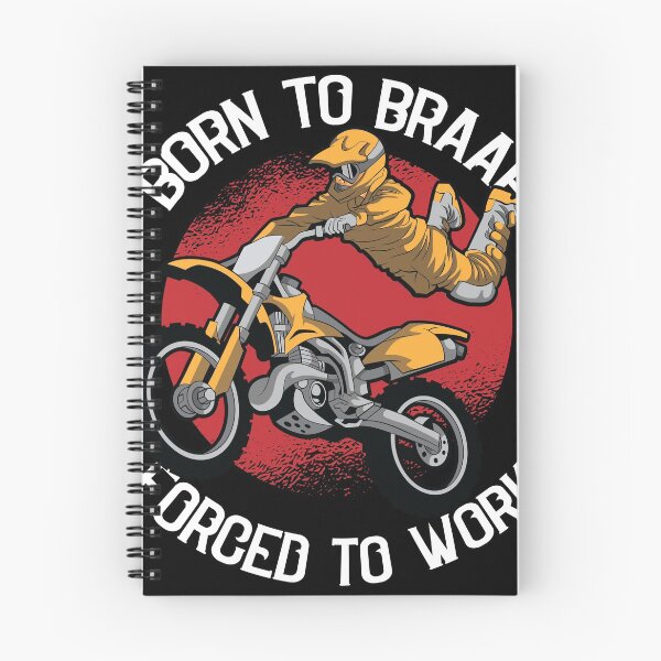 Item preview, Born to Braap Forced to Work Motocross Offroad Dirt Biking  designed and sold by Rzelemenz.