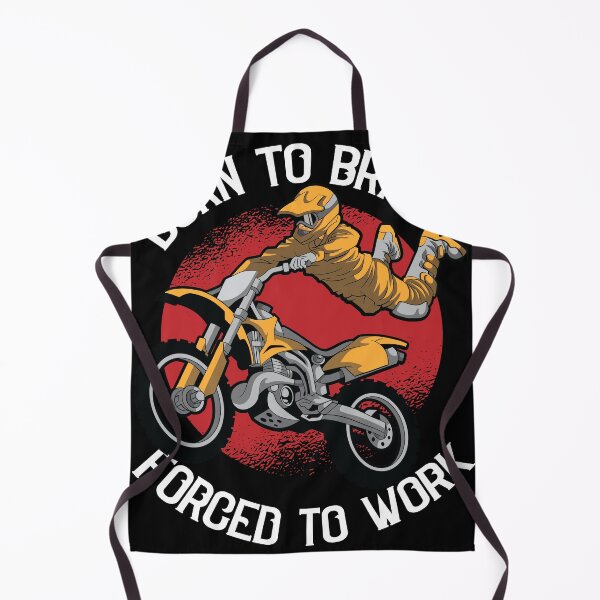 Item preview, Born to Braap Forced to Work Motocross Offroad Dirt Biking designed and sold by Rzelemenz.