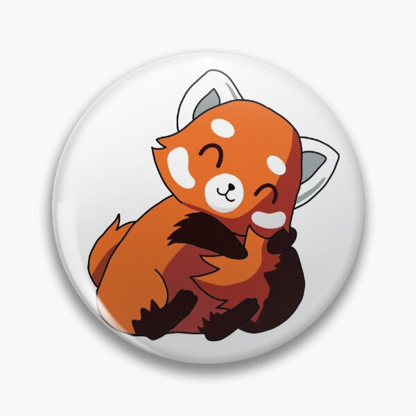 Item preview, Red panda hugging tail designed and sold by XLesserPandaX.