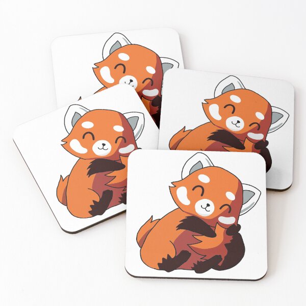 Item preview, Red panda hugging tail designed and sold by XLesserPandaX.