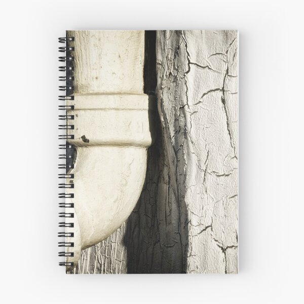Item preview, Detail of drain pipe and old cracked painted wall designed and sold by Stephen Orsillo.