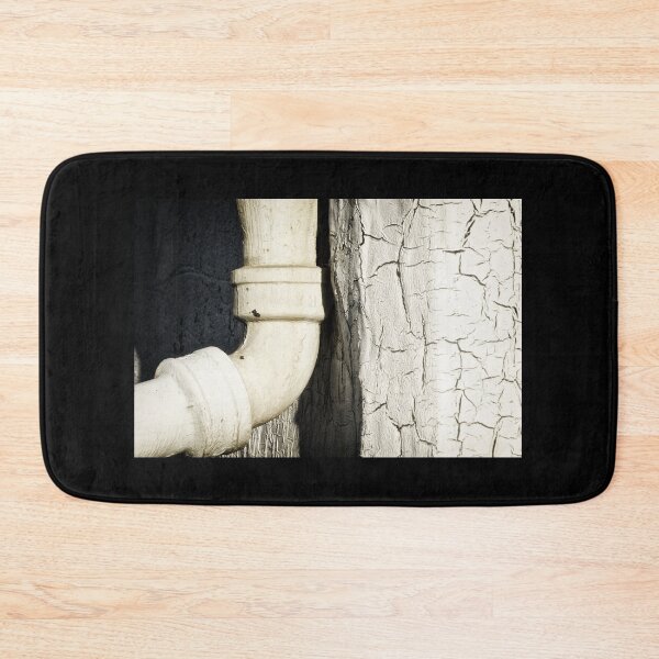 Item preview, Detail of drain pipe and old cracked painted wall designed and sold by Stephen Orsillo.