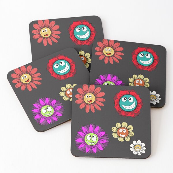 Item preview, Happy flowers designed and sold by AyseAkcay.