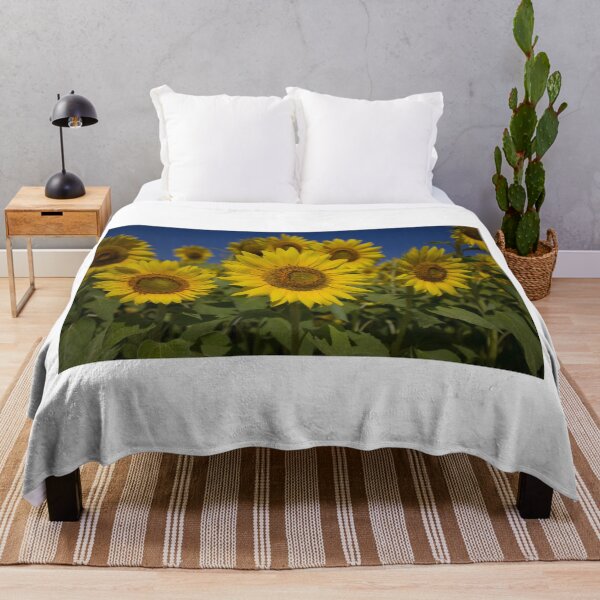 Item preview, Sunflowers with a blue sky designed and sold by amzani.