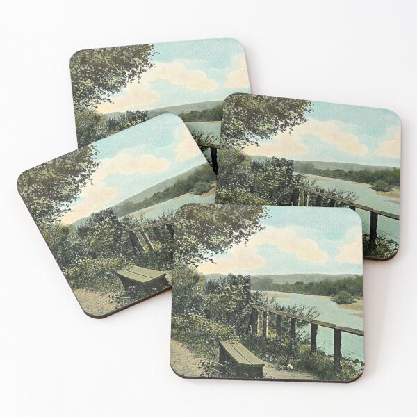 Item preview, Vintage Illustration of River Nairn at Whinnieknowe, Nairn designed and sold by yourscotland.