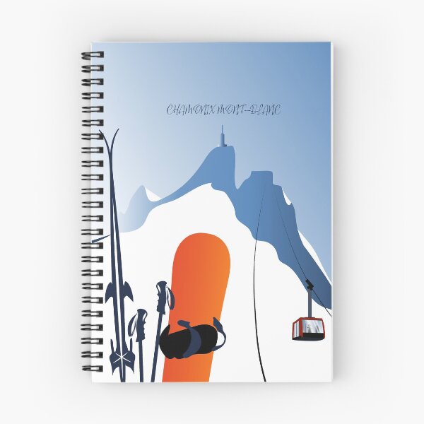 Item preview, Alps Poster Chamonix Aiguille  du Midi cable car and ski snowboard designed and sold by leewarddesign.