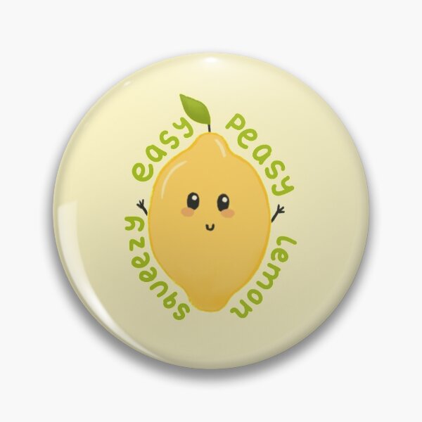Item preview, Easy Peasy Lemon Squeezy; Fruity Pun designed and sold by daisygeorgia.