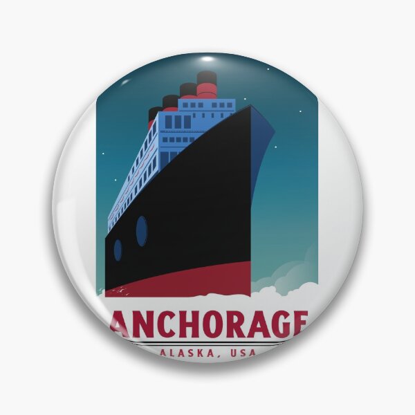 Item preview, Barco de Anchorage, Alaska, EE. UU. designed and sold by LittleFlairTee.