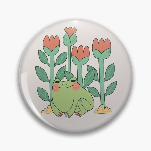 Item preview, Frog in flowerfield designed and sold by FishByNight.