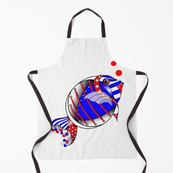 Item preview, Alvesart - Fish in the colors of the US flag designed and sold by Alvesart.