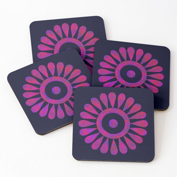 Artikelvorschau, Mako, afrikanisches Adinkra-Symbol (pink und marineblau) entworfen und verkauft von Ellesinspired.