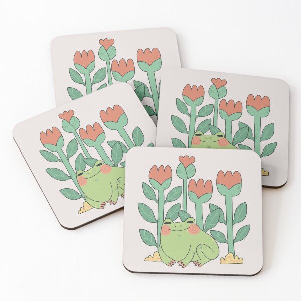 Item preview, Frog in flowerfield designed and sold by FishByNight.