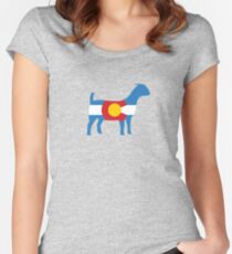 Boer Goat: Colorado Hometown Series Women's Fitted Scoop T-Shirt