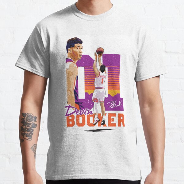 Vintage Gradient Devin Booker Phoenix Suns Basketball Unisex T