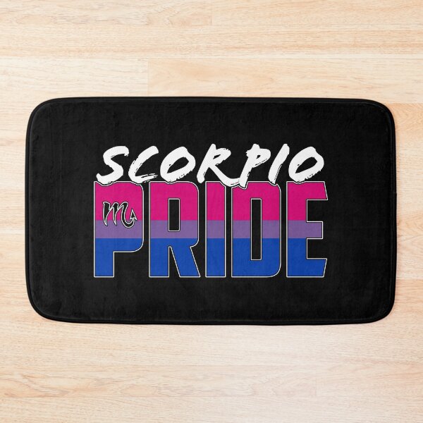 Item preview, Scorpio Bisexual Pride Flag Zodiac Sign designed and sold by Patrick Hiller.
